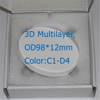 1 Piece C1-D4 7 Color OD98*12mm Dental Zirconia Block 3D Multilayer Gradient Zirconia Materials for Inlays and Onlays
1 Piece C1-D4 7 Color OD98*12mm Dental Zirconia Block 3D Multilayer Gradient Zirconia Materials for Inlays and Onlays