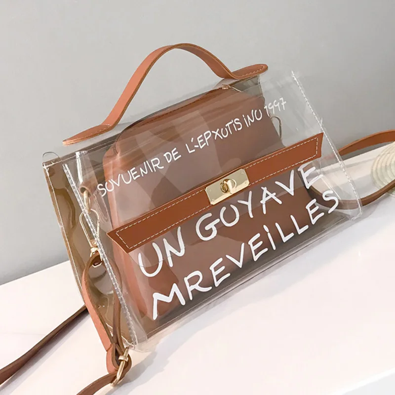 Brand Design Women Transparent Bag Clear PVC Jelly Small Tote Messenger Bags Female Crossbody Shoulder Bags
Brand Design Women Transparent Bag Clear PVC Jelly Small Tote Messenger Bags Female Crossbody Shoulder Bags