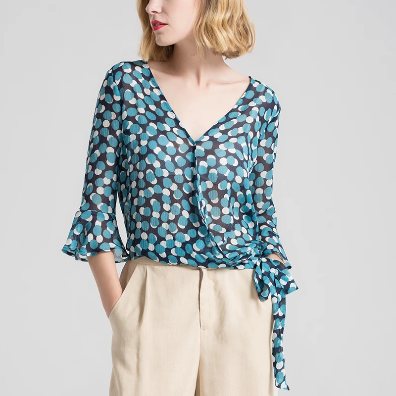 Natural Silk Women Summer Butterfly Sleeve Top 100% Mulberry Silk Polka Dot T-shirts M L XL Free Shipping
Natural Silk Women Summer Butterfly Sleeve Top 100% Mulberry Silk Polka Dot T-shirts M L XL Free Shipping