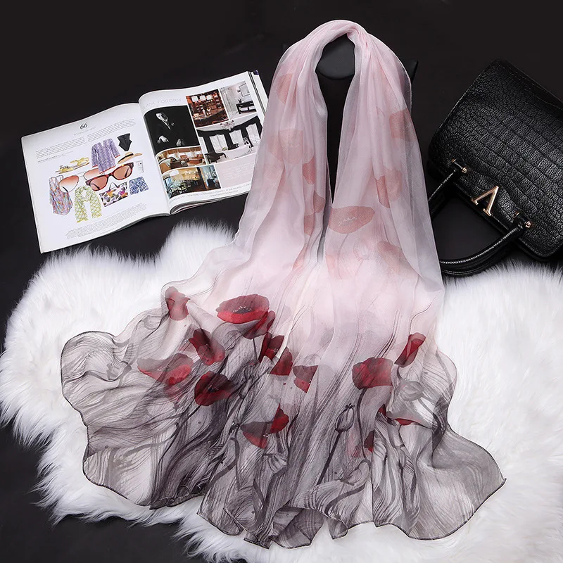 High Quality 100% Silk Scarf women Silk Scarves Spring Autumn Winter Shawl girls real silk shawl Joker CJ110XF6 
High Quality 100% Silk Scarf women Silk Scarves Spring Autumn Winter Shawl girls real silk shawl Joker CJ110XF6