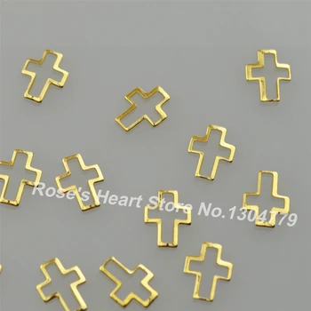 2018 NEW Beauty Gold Silver Cross nail art 50pcs 3d Metal nails decorations Accessories Nail Styling Tools Free Shipping
2018 NEW Beauty Gold Silver Cross nail art 50pcs 3d Metal nails decorations Accessories Nail Styling Tools Free Shipping