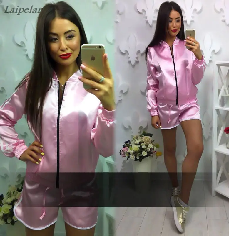 2018 Autumn Women Tracksuit 2 Piece Set Clothing Fashion Suit Woman short pants Clothing Laipelar
2018 Autumn Women Tracksuit 2 Piece Set Clothing Fashion Suit Woman short pants Clothing Laipelar