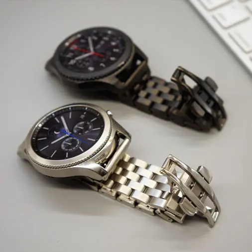 22mm Watch Band For Samsung Gear S3 Watch Strap Luxury Stainless Steel Watch Band For Huawei Watch 2 Pro Wrist Strap Watchbands
22mm Watch Band For Samsung Gear S3 Watch Strap Luxury Stainless Steel Watch Band For Huawei Watch 2 Pro Wrist Strap Watchbands