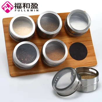 6 Pieces Magnetic Stainless Steel Cruet Condiment Spice Jars Set Salt and Pepper Shakers Seasoning Sprays Cooking Barbeque Tool
6 Pieces Magnetic Stainless Steel Cruet Condiment Spice Jars Set Salt and Pepper Shakers Seasoning Sprays Cooking Barbeque Tool