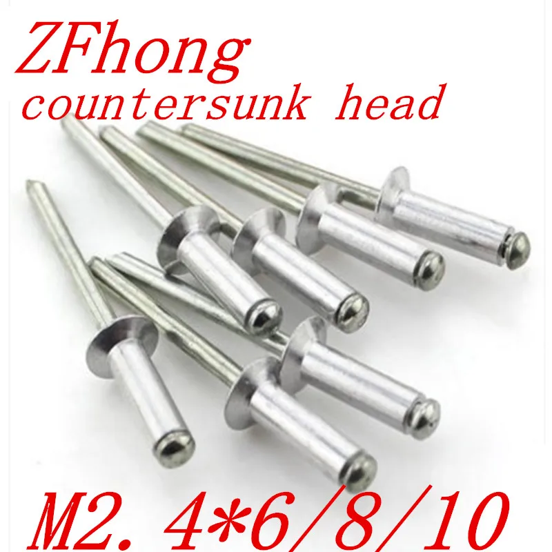 100pcs M2.4*6 M2.4 Countersunk Head Aluminum Blind Rivets Decorating Nails Flat Head Pop Aluminum Rivets
100pcs M2.4*6 M2.4 Countersunk Head Aluminum Blind Rivets Decorating Nails Flat Head Pop Aluminum Rivets