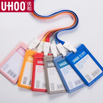UHOO 6031 6032 Double Transparent High Quality ABS Card Holder for ID Card, Bank Card Name Badge Holder with Neck Lanyards
UHOO 6031 6032 Double Transparent High Quality ABS Card Holder for ID Card, Bank Card Name Badge Holder with Neck Lanyards