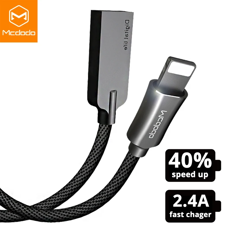 MCDODO 2.4A IOS 12 USB Cable For iPhone XS Max X 8 7 6s Data Sync Cable Fast Charging Wire Cord For lightning Mobile Phone Cable
MCDODO 2.4A IOS 12 USB Cable For iPhone XS Max X 8 7 6s Data Sync Cable Fast Charging Wire Cord For lightning Mobile Phone Cable