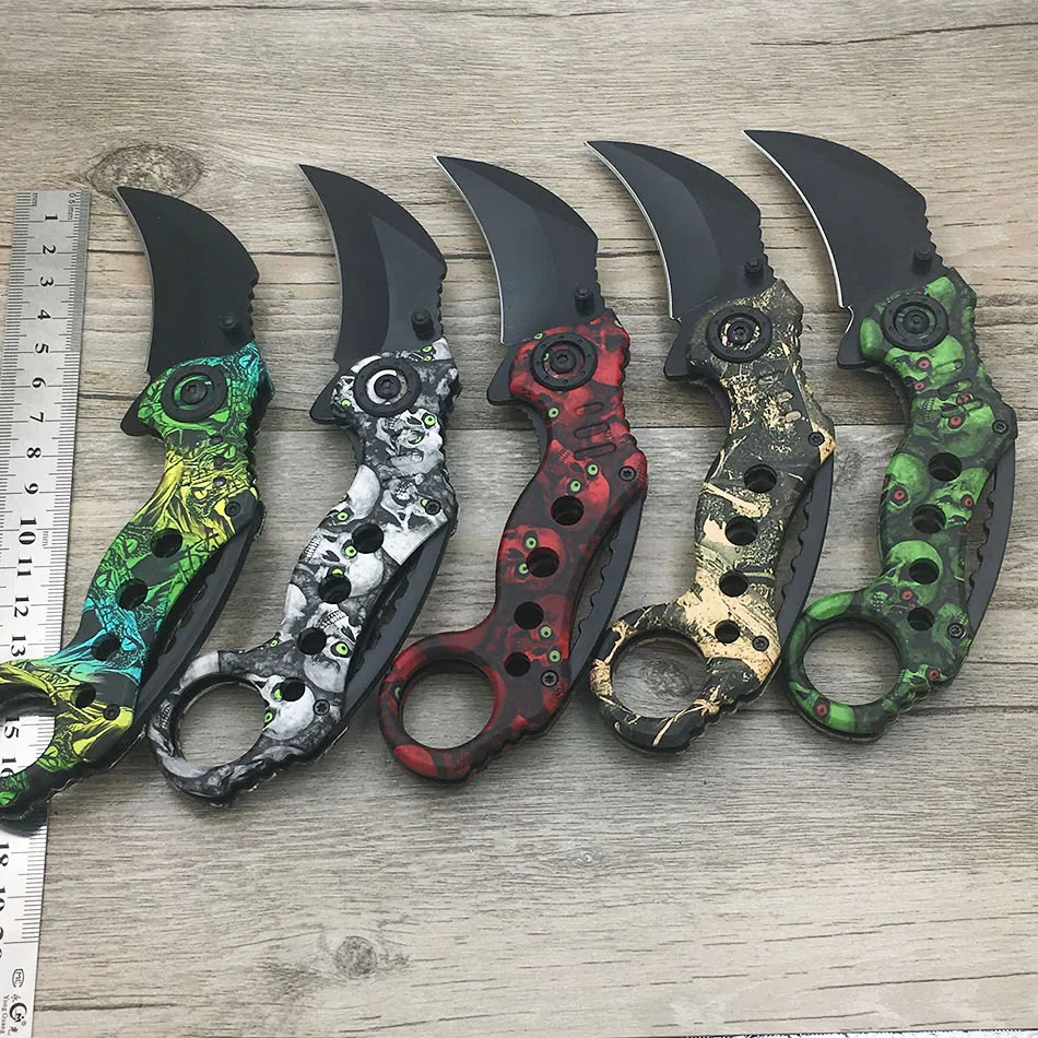 Открытый Karambit фиксированное лезвие нож из нержавеющей стали коготь охотничьи