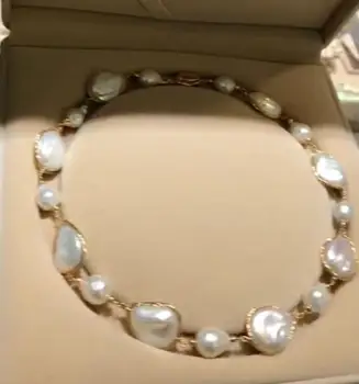free shipping >>>>noble jewelry Handmade natural White baroque Japan kasumi pearl necklace 9K Gold
free shipping >>>>noble jewelry Handmade natural White baroque Japan kasumi pearl necklace 9K Gold