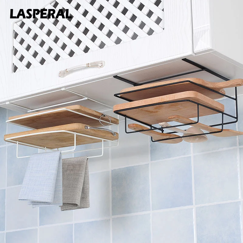 LASPERAL Double Layer Iron Kitchen Cabinets Shelf Chopping Board Storage Rack Shelves Kitchen Towel Holder Rack Free Drilling
LASPERAL Double Layer Iron Kitchen Cabinets Shelf Chopping Board Storage Rack Shelves Kitchen Towel Holder Rack Free Drilling