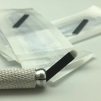 0.18mm Black 12/14 Pins Needle U Shape Eyebrow Tattoo Microblading Blades For Permanent Makeup Manual Pen 3D Eyebrow Embroidery
0.18mm Black 12/14 Pins Needle U Shape Eyebrow Tattoo Microblading Blades For Permanent Makeup Manual Pen 3D Eyebrow Embroidery