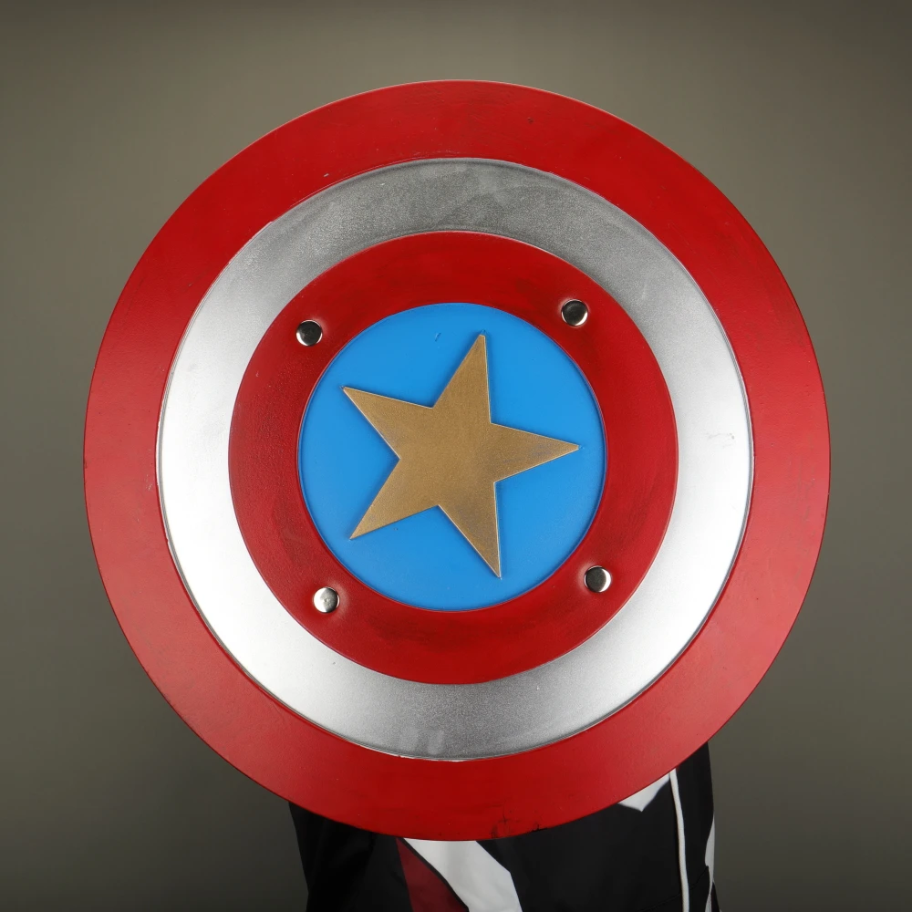 43cm Diameter Avengers Endgame Captain America Shield Styrofoam Weapon Steve Rogers Costume Cosplay Prop Adult (10)