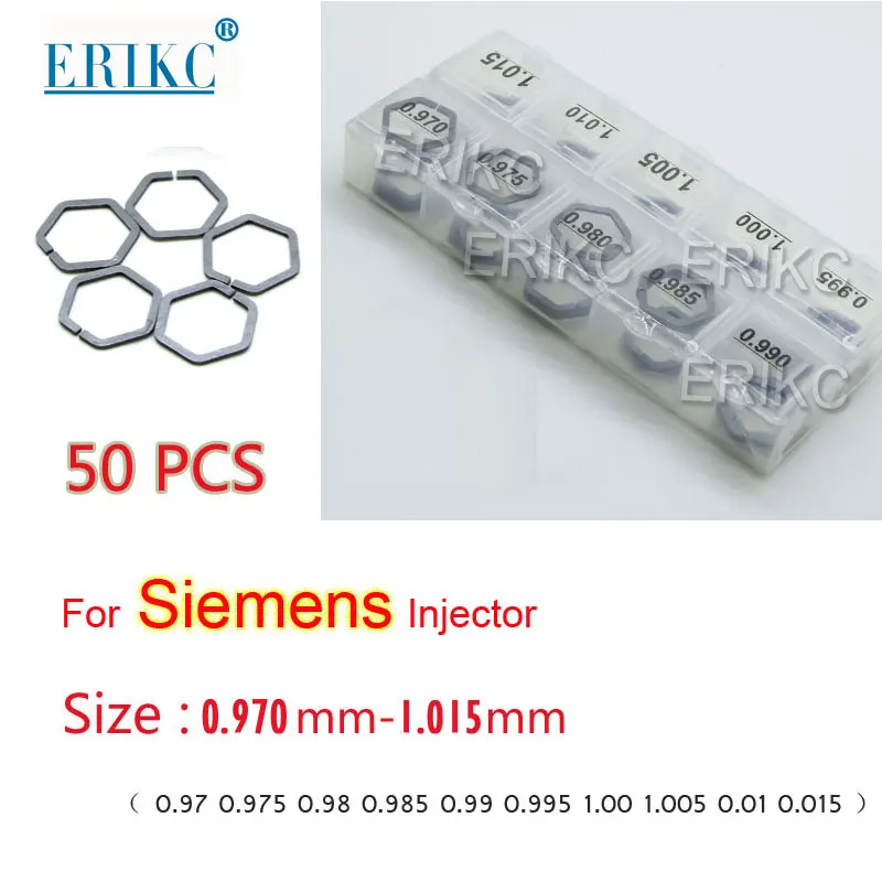 50 Piece B61 Gasket Washers 0.970-1.015mm Shims For Siemens Solenoid Valve 03L130277C For A2C59517051 03L130277S
50 Piece B61 Gasket Washers 0.970-1.015mm Shims For Siemens Solenoid Valve 03L130277C For A2C59517051 03L130277S