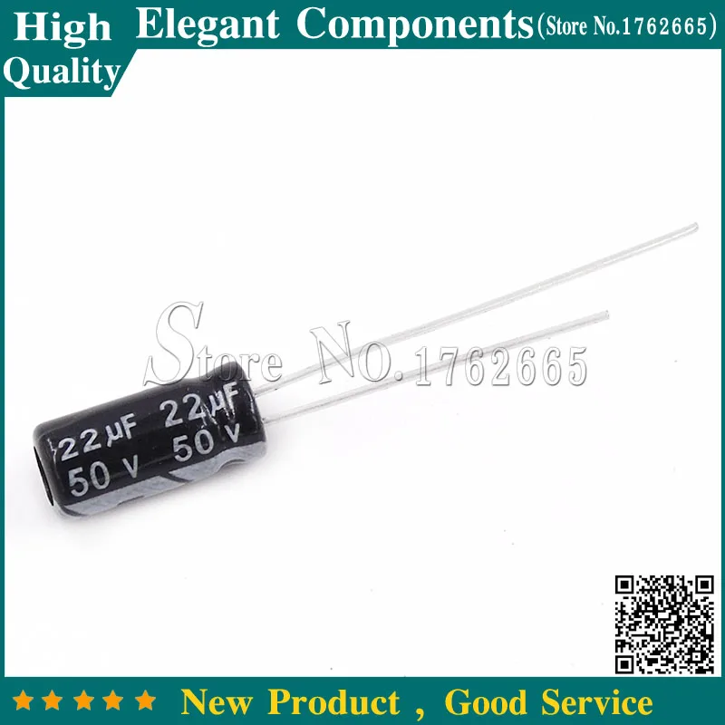 50pcs 22UF 50V 50 V / 22 UF Electrolytic capacitor 50V 22UF Size 5*11MM Aluminum electrolytic capacitor
50pcs 22UF 50V 50 V / 22 UF Electrolytic capacitor 50V 22UF Size 5*11MM Aluminum electrolytic capacitor