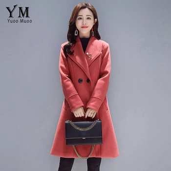 YuooMuoo Long Sleeve Winter Wool Coat Women Large Size Casaco Feminino Ladies Autumn New Slim Long Woolen Coats Female Sales
YuooMuoo Long Sleeve Winter Wool Coat Women Large Size Casaco Feminino Ladies Autumn New Slim Long Woolen Coats Female Sales