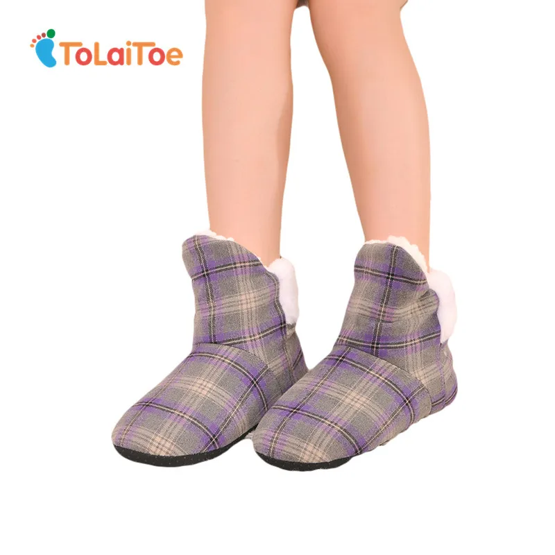 ToLaiToe Female Square Grid at Home Indoor Slippers Soft Outsole Indoor Shoes Winter Warm Cotton Padded shoe Large Size 7 Colors
ToLaiToe Female Square Grid at Home Indoor Slippers Soft Outsole Indoor Shoes Winter Warm Cotton Padded shoe Large Size 7 Colors