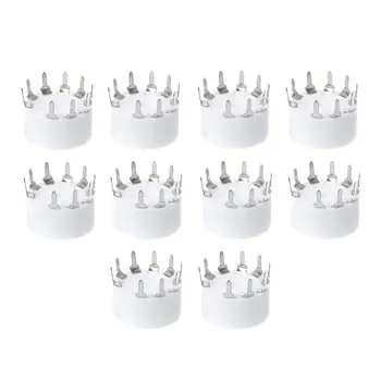 10 pcs 9-pin Outlet Electronic Tube Ceramic Sockets Gold Plated Tube Holder Audio Accessories
10 pcs 9-pin Outlet Electronic Tube Ceramic Sockets Gold Plated Tube Holder Audio Accessories