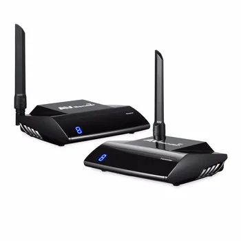 PAT-580 5.8GHz HDMI AV Sender TV Wireless Audio Stereo Video Transmitter Receiver 300M Adapter With IR Remote Extend
PAT-580 5.8GHz HDMI AV Sender TV Wireless Audio Stereo Video Transmitter Receiver 300M Adapter With IR Remote Extend