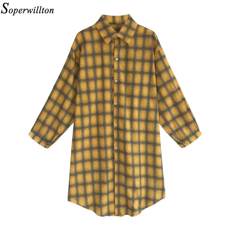 3XL 4XL Plus Size 2019 Womens Tops and Blouses Plaid Buttons Loose Casual Shirts Vintage Long Top Female Lady Tunic Oversize GZ1
3XL 4XL Plus Size 2019 Womens Tops and Blouses Plaid Buttons Loose Casual Shirts Vintage Long Top Female Lady Tunic Oversize GZ1