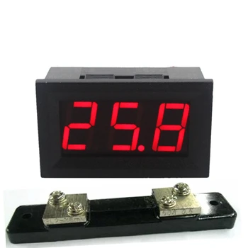 4PCS LED Display Digital Ammeter DC0-50A 12V 24V 28V Amp Panel Meter Current Detector With 50A/75mV Shunt Resistor Free Shipping
4PCS LED Display Digital Ammeter DC0-50A 12V 24V 28V Amp Panel Meter Current Detector With 50A/75mV Shunt Resistor Free Shipping