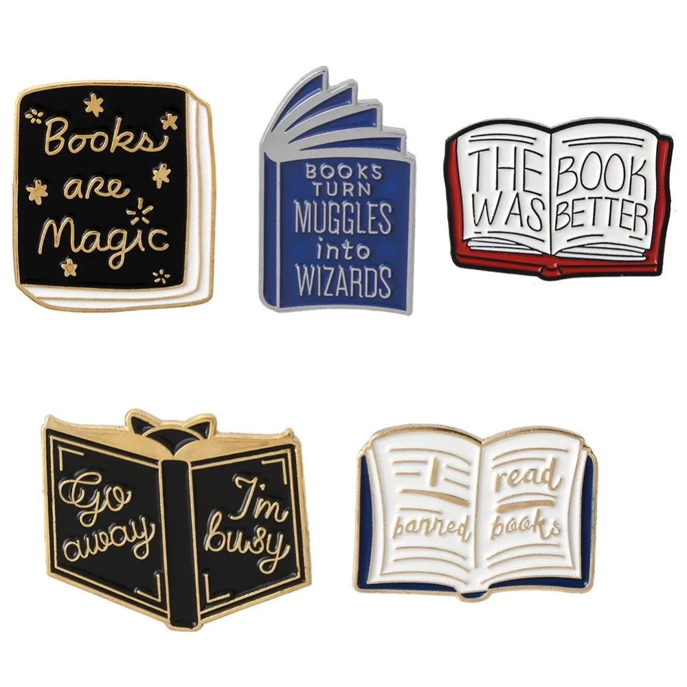 Cartoon Book Brooch Creative Magic Book Pin Fashion Cloth Bag Hat Accessory Gift For Men Women Kids
Cartoon Book Brooch Creative Magic Book Pin Fashion Cloth Bag Hat Accessory Gift For Men Women Kids