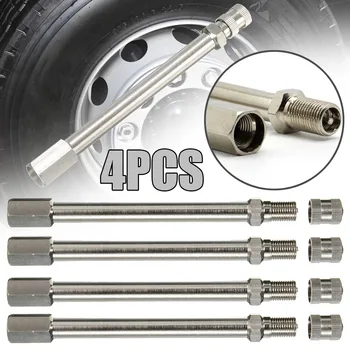 For Car Truck Moto 4PCS Chrome Tyre Wheel Valve Extension Rod Stem Extender And Cap High Quality Professional Accessories Mayitr
For Car Truck Moto 4PCS Chrome Tyre Wheel Valve Extension Rod Stem Extender And Cap High Quality Professional Accessories Mayitr