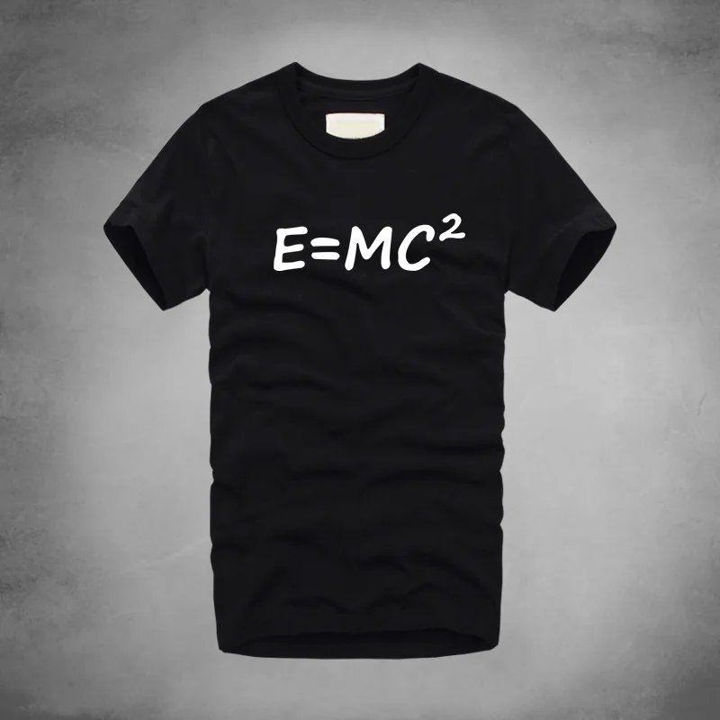 Designer T-shirt Big Bang Theory Of Evolution Einstein Mass Energy Equation E=mc^2 Printed Mens T-shirt E MC2 New Cotton Tees
Designer T-shirt Big Bang Theory Of Evolution Einstein Mass Energy Equation E=mc^2 Printed Mens T-shirt E MC2 New Cotton Tees