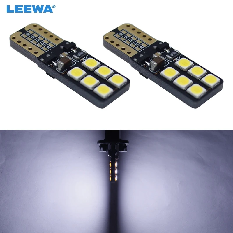 LEEWA 4 шт. 9 В-30 в T10 194 W5W без ошибок Canbus Светодиодная лампа с клиновидным цоколем 2-Side 3030 12 Светодиодная лампа для автомобиля светодиодная лампа боковая лампа # CJ5627
LEEWA 4 шт. 9 В-30 в T10 194 W5W без ошибок Canbus Светодиодная лампа с клиновидным цоколем 2-Side 3030 12 Светодиодная лампа для автомобиля светодиодная лампа боковая лампа # CJ5627