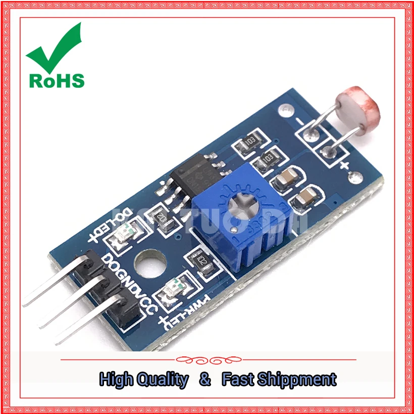 Photosensitive sensor module light detection photoresistor module photosensitive module board
Photosensitive sensor module light detection photoresistor module photosensitive module board