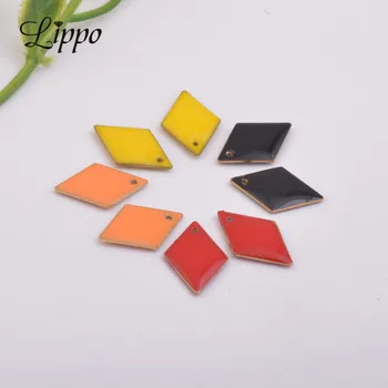 32pcs Rhombus Copper charm Dripping oil Red Orange Charms For Bracelet Necklace Enamel Pendant CJSEB1319
32pcs Rhombus Copper charm Dripping oil Red Orange Charms For Bracelet Necklace Enamel Pendant CJSEB1319