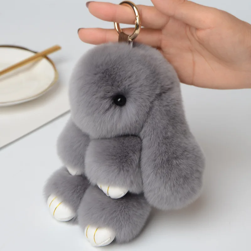 15cm Cute Pluff Bunny Keychain Rex Rabbit Fur Chains For Women Handbag Toys Soft Doll Pom Lovely Pompom Keychain
15cm Cute Pluff Bunny Keychain Rex Rabbit Fur Chains For Women Handbag Toys Soft Doll Pom Lovely Pompom Keychain