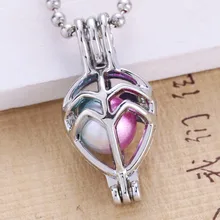 6pcs Bright Silver Hollow Design Jewelry Making Supplies Alloy Trendy Pearl Cage Locket Pendant Essential Oil Diffuser 030216
6pcs Bright Silver Hollow Design Jewelry Making Supplies Alloy Trendy Pearl Cage Locket Pendant Essential Oil Diffuser 030216