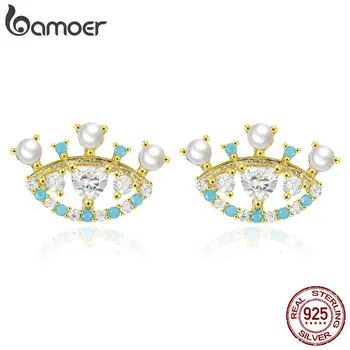 bamoer Blue Eye Pearl Stud Earrings Sterling Silver 925 Pearl Elegant Wedding Statement Gold Color Fashion Jewelry BSE239
bamoer Blue Eye Pearl Stud Earrings Sterling Silver 925 Pearl Elegant Wedding Statement Gold Color Fashion Jewelry BSE239