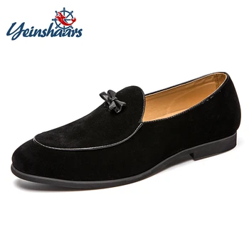 YEINSHAARS Mens Loafer Breathable Genuine Leather Handmade Mens Elegant Slip-on Casual Flats Black Gray Boat Luxury Suede Shoes
YEINSHAARS Mens Loafer Breathable Genuine Leather Handmade Mens Elegant Slip-on Casual Flats Black Gray Boat Luxury Suede Shoes