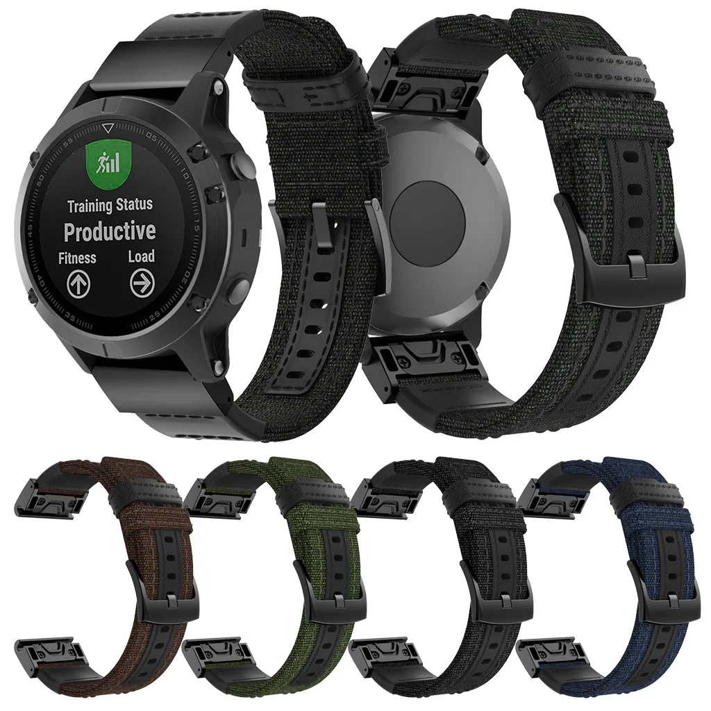 Ouhaobin Nylon Watchband Straps for Garmin Fenix 5/5 Plus/Forerunner 935 Sweatproof Watch Band Strap Replacement Bans 419#2
Ouhaobin Nylon Watchband Straps for Garmin Fenix 5/5 Plus/Forerunner 935 Sweatproof Watch Band Strap Replacement Bans 419#2