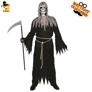 Halloween Men's Angel of Death Costume Role Play Long Robe Death Clothes Cosplay Death Costume
Halloween Men's Angel of Death Costume Role Play Long Robe Death Clothes Cosplay Death Costume