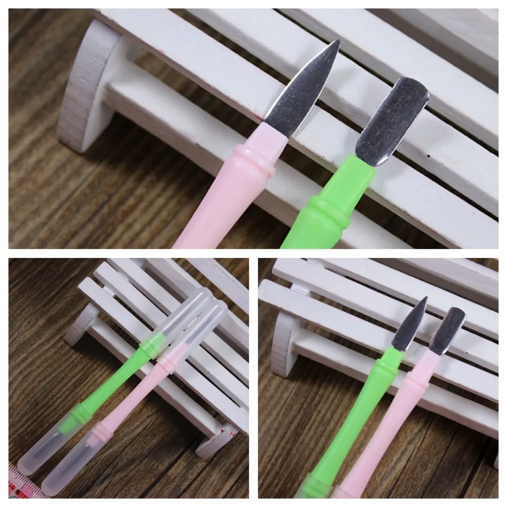 Nail Art Cuticle Spoon Remover Pusher DUO Head with Cap Convenient to use RANDOM COLOR 1 lot= 2pcs
Nail Art Cuticle Spoon Remover Pusher DUO Head with Cap Convenient to use RANDOM COLOR 1 lot= 2pcs