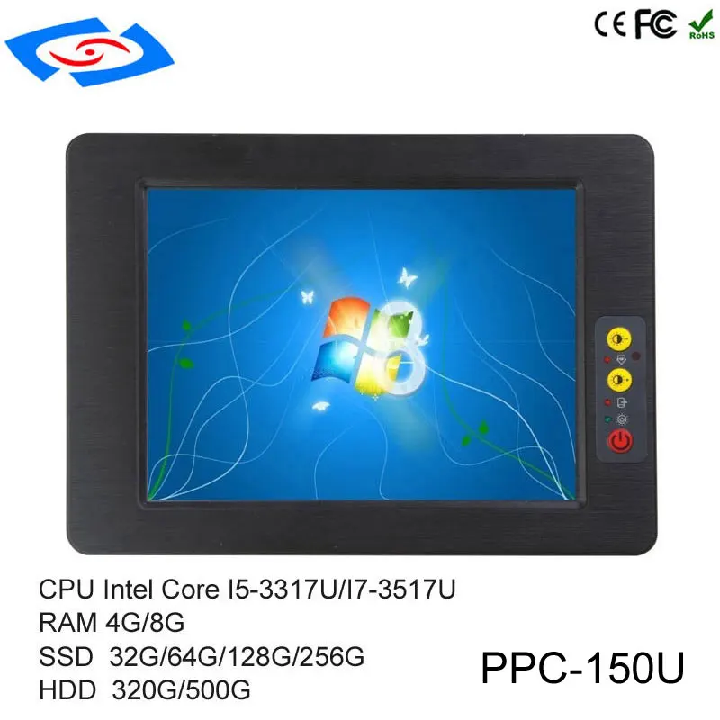Factory Wholesale 15" Aluminum Case Fanless Industrial Touch Screen Panel PC With 1024x768 Resolution For Automation & Kiosk
Factory Wholesale 15" Aluminum Case Fanless Industrial Touch Screen Panel PC With 1024x768 Resolution For Automation & Kiosk