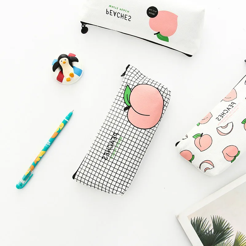 1pcs/sell Kawaii Pencil Case Cartoon cute Peach pattern School office Supplies Stationery student Gift for singles day
1pcs/sell Kawaii Pencil Case Cartoon cute Peach pattern School office Supplies Stationery student Gift for singles day