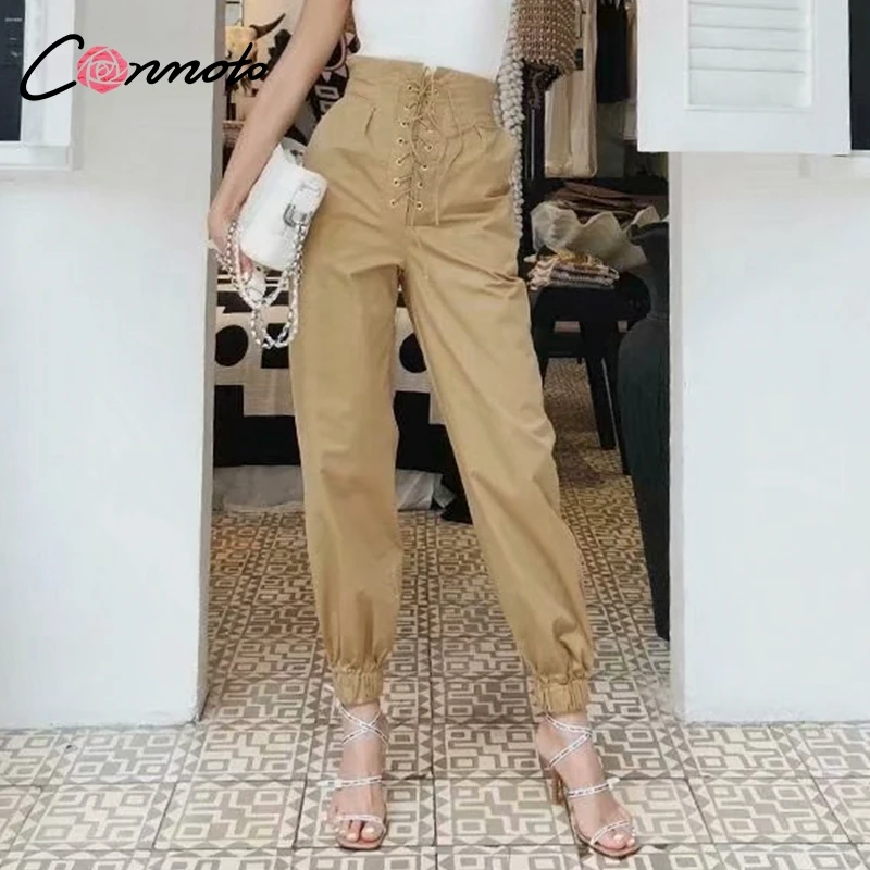 Conmoto Solid Harajuku Harem Pants Women Trousers Loose Casual White Cargo Pants High Waist Pants Capris
Conmoto Solid Harajuku Harem Pants Women Trousers Loose Casual White Cargo Pants High Waist Pants Capris