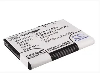 Cameron Sino 1200mAh battery for HP iPAQ h4100 h4135 h4150 h4155 343110-001 PDA, Pocket PC Battery
Cameron Sino 1200mAh battery for HP iPAQ h4100 h4135 h4150 h4155 343110-001 PDA, Pocket PC Battery