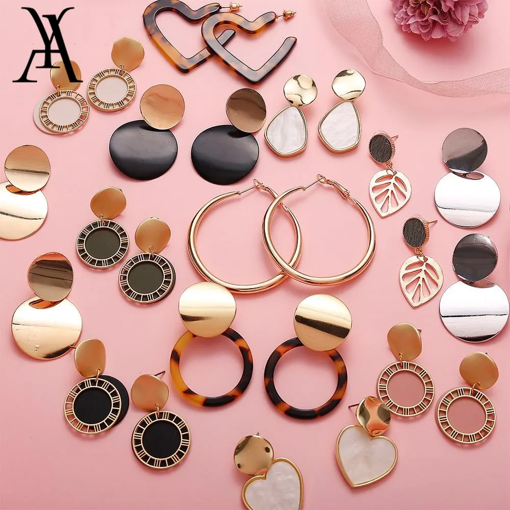 AY New Style Drop Earrings For Women Geometric Sequin Dangle Earring Statement Female Brincos Jewelry Wholesale 2019 Fashion
AY New Style Drop Earrings For Women Geometric Sequin Dangle Earring Statement Female Brincos Jewelry Wholesale 2019 Fashion