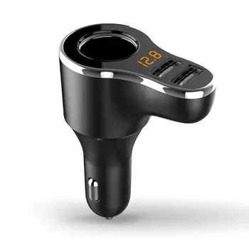 Auto DC 12V Car LCD Cigarette Lighter Socket Charger One Tow Two Multi-function Smart Phone Charger Head USB Charging Adapter
Auto DC 12V Car LCD Cigarette Lighter Socket Charger One Tow Two Multi-function Smart Phone Charger Head USB Charging Adapter