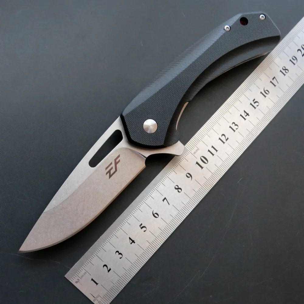 Складной нож Eafengrow EF74 58 60HRC D2 Blade G10 с ручкой инструмент для выживания кемпинга