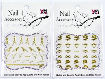 100Sheets Fashion Ultrathin Adhesive 3D Nail Sticker Star/zipper/Lace/Letters Gold Decal FAN45-76 Nail Decoration ##30designs 
100Sheets Fashion Ultrathin Adhesive 3D Nail Sticker Star/zipper/Lace/Letters Gold Decal FAN45-76 Nail Decoration ##30designs