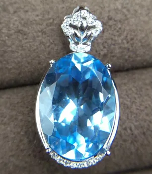 natural big blue topaz pendant S925 silver Natural gemstone Pendant Necklace trendy Elegant round Flower bones women jewelry
natural big blue topaz pendant S925 silver Natural gemstone Pendant Necklace trendy Elegant round Flower bones women jewelry