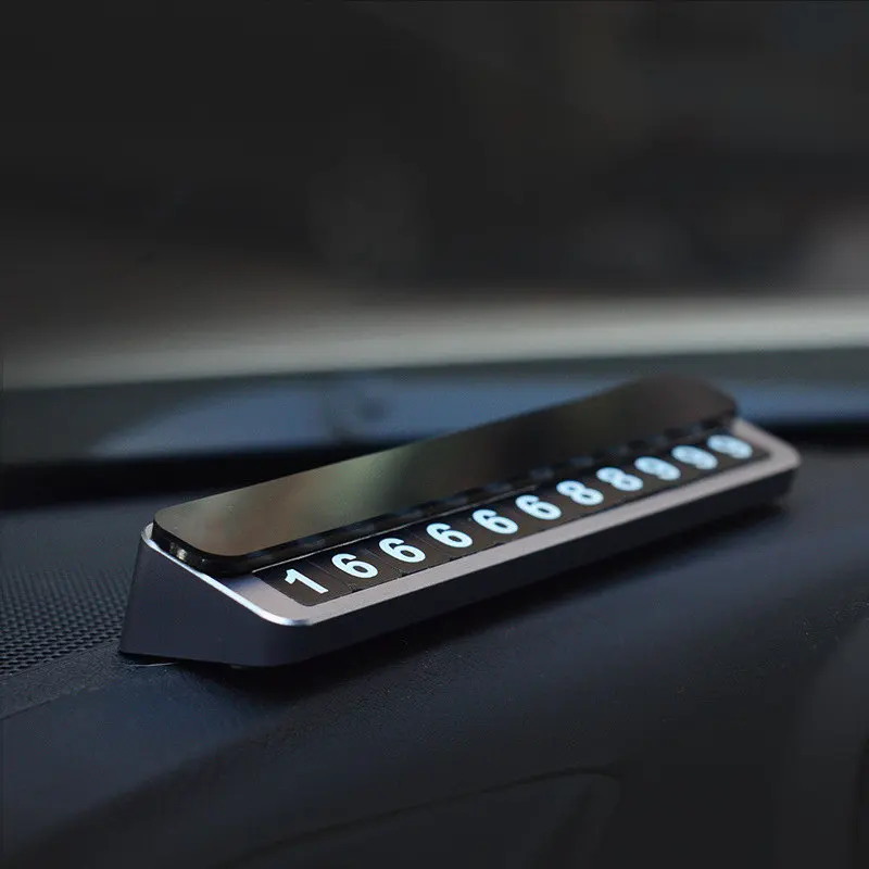 New Drawer Plate Style Car Temporary Parking Card Rocker Switch Phone Number Easy Hidden Magnetic Numbers Free Adjustable
New Drawer Plate Style Car Temporary Parking Card Rocker Switch Phone Number Easy Hidden Magnetic Numbers Free Adjustable