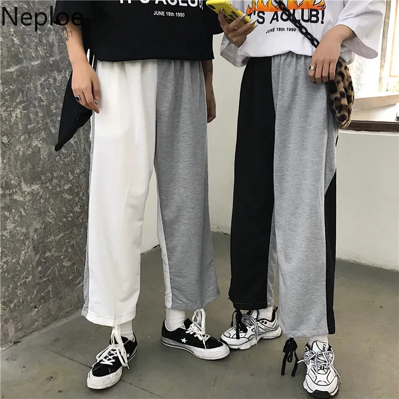 Neploe Contrast Color Patchwork Women Men Pants Korean Drawstring Harem Trousers 2019 Summer Stretch Waist Pantalon Femme 53594
Neploe Contrast Color Patchwork Women Men Pants Korean Drawstring Harem Trousers 2019 Summer Stretch Waist Pantalon Femme 53594