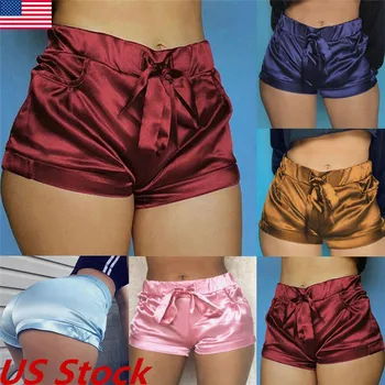 2019 Hot Fashion Women Silk Stain Slim Casual Shorts Pocket Loose Lady Summer Shorts Trousers Comfy
2019 Hot Fashion Women Silk Stain Slim Casual Shorts Pocket Loose Lady Summer Shorts Trousers Comfy