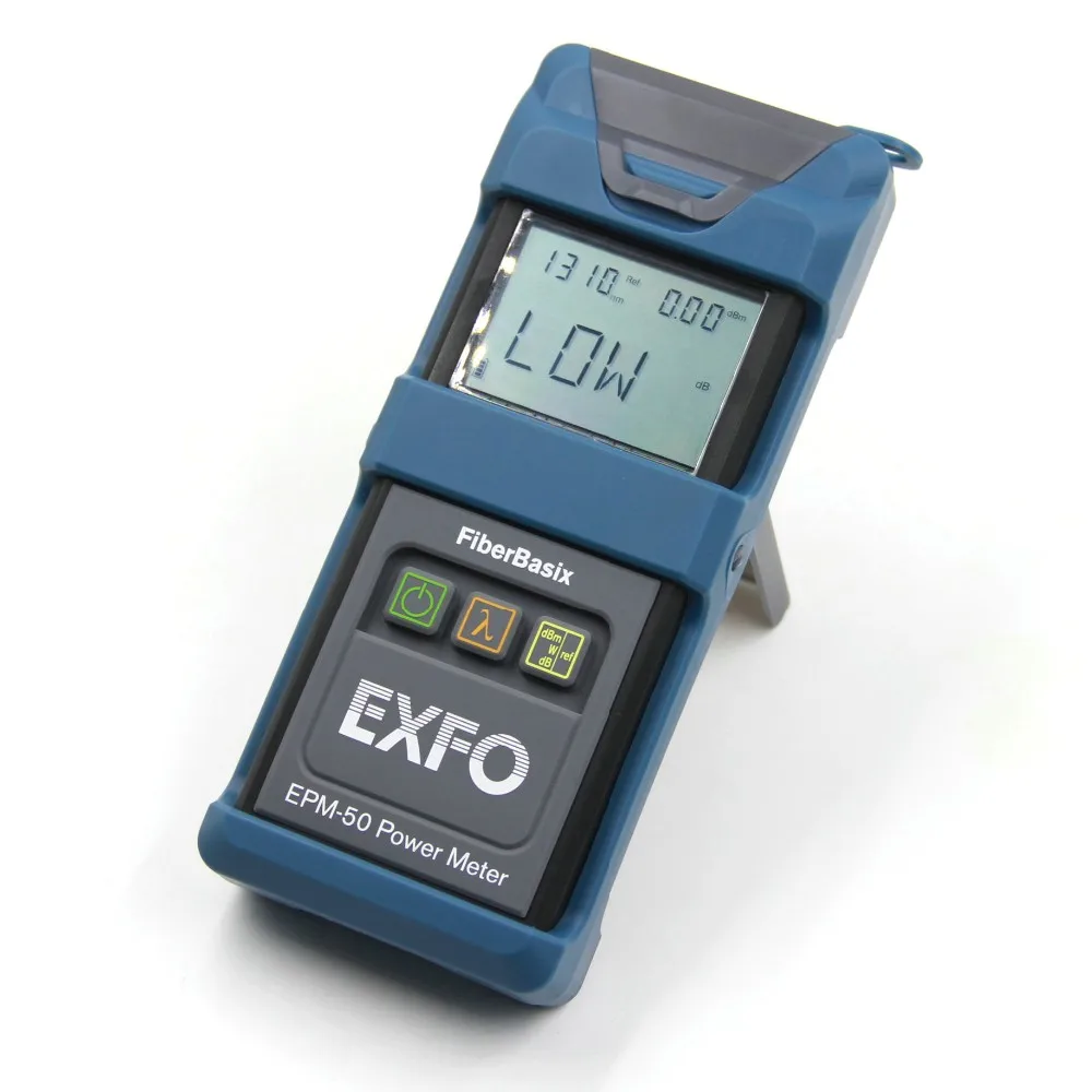 EXFO EPM-50 Optical Power Meter 10 to -60dBm Power Range Fiber Optical Power Meter 1310/1550nm Fiber tester
EXFO EPM-50 Optical Power Meter 10 to -60dBm Power Range Fiber Optical Power Meter 1310/1550nm Fiber tester